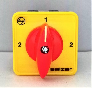 Salzer Rotary Switch 61038 16A 2 Pole 2 Way NO OFF S16 Cam Operated