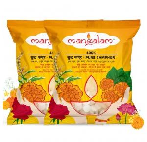 Mangalam Camphor Bhimseni Sweet Fragrance 500 gm Pack of 2