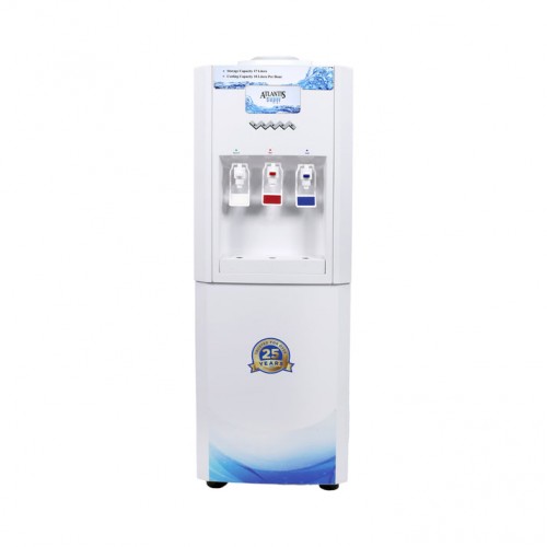 Atlantis Water Dispenser With RO Floor Standing Super Hot Cold and Normal 15 ltr 1140x385x356 mm 24.4kg White
