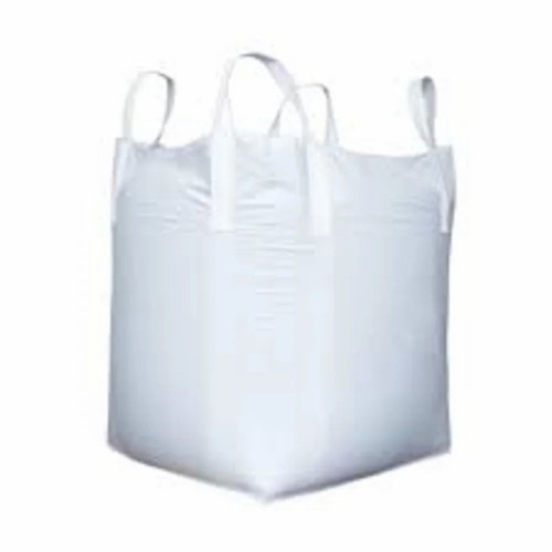Bulk Bags Polypropylene Dimensions 90x90×110 CM White Capacity 300 Kg Top Duffle/Skirt Bottom Plain Closed U4 Corner Loops