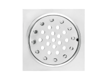 Anti Cockroach Trap SS 202 Square 4 Inch Chrome Plated