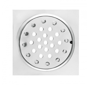 Anti Cockroach Trap SS 202 Square 4 Inch Chrome Plated