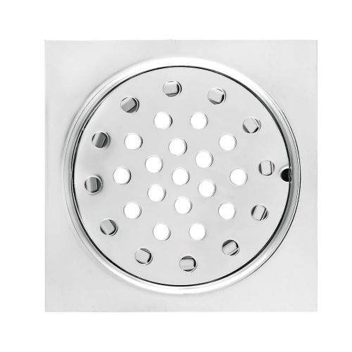 Anti Cockroach Trap SS 202 Square 4 Inch Chrome Plated