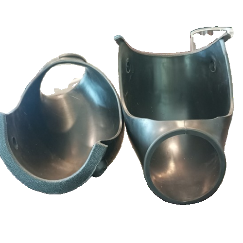 Pool Table Outer Pocket Plastic Rounded Black