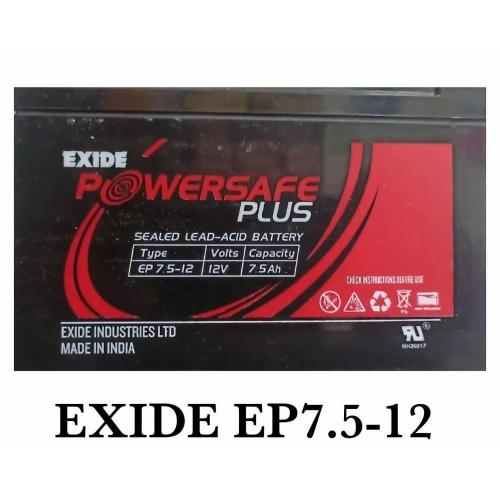 Exide Battery EP 7.5-12 Powersafe Plus SMF 12V 7.5Ah