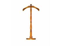 Coat Hanger Teakwood Melamine Polished 3.5 Feet Color Walnut Non Adjustable With Plane Base