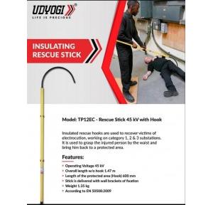 Udyogi Rescue Stick TP12EC 45kV With Hook And Without Handguard