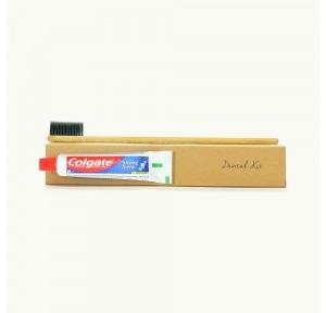 Bamboo Single Dental Kit Toothbrush With 5gm Colgate Toothpaste