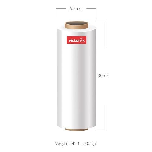 Victorex Packing Tape Material 12 Inch Length Per Unit White 300 MM 100 Mtr ?70 Micron