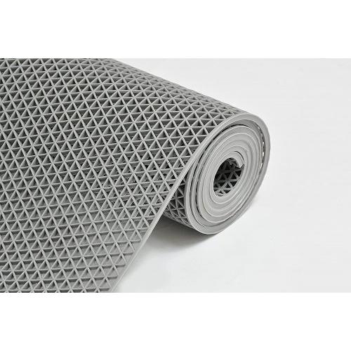 Floor Mat Anti Skid Rubber 10 MM W4xL10 Feet Grey