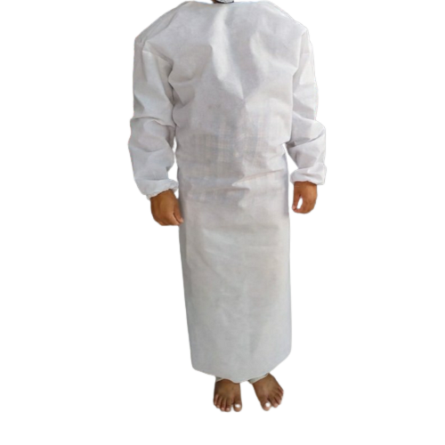 Multicare Non Woven Gown Disposable Size Large White