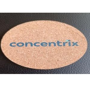 Coaster MDF Wooden With Logo Thickness 3 MM Round 8 CM