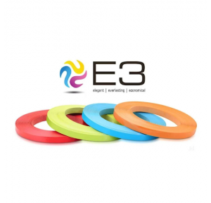 E3 PVC Edge Band Tape Colour Gothic Grey 1019 Thickness 1 MM 25 MM 50 Mtr
