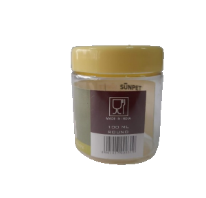 Jar Plastic Round 100 Ml Food Grade