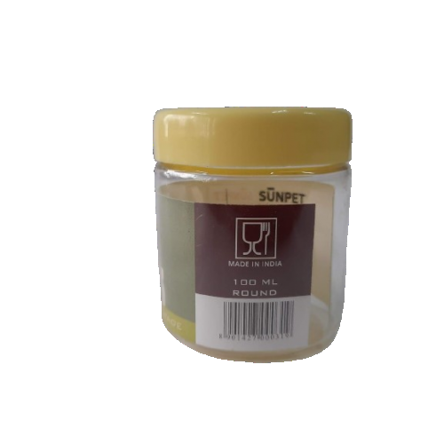 Jar Plastic Round 100 Ml Food Grade
