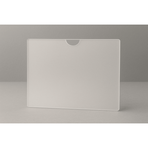 Checklist Holder Acrylic Horizontal Thickness 3 MM Milky White A4
