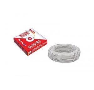 Polycab 2.5 Sqmm 1 Core FR PVC Insulated Flexible Cable, 90 Mtr (White)