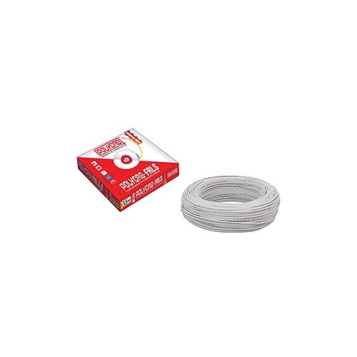 Polycab 2.5 Sqmm 1 Core FR PVC Insulated Flexible Cable, 90 Mtr (White)