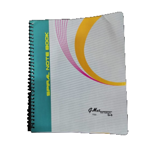 Spiral Notebook No 5 1/6 18.5 x 22.3 cm 80 Pages