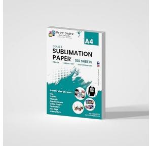 Print Digits Sublimation Paper HD Ruled A4 110 GSM  Pack of 100