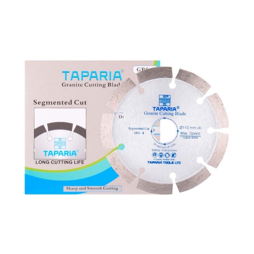 Taparia Cutting Blade GBS4 For Granite 4 Inch