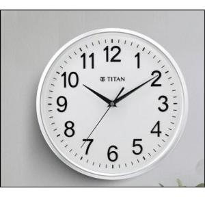 Titan Wall Clock White Faced Silent 30 CM