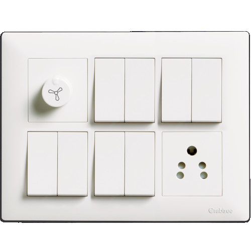 Honeywell Surface Box With Front Plate EW112WHI MK EVO 12M White PVC 12M
