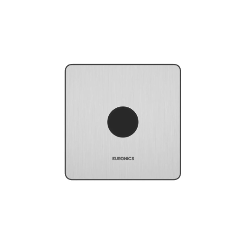 Euronics Urinal Flusher EU54BE Automatic Recessed Sensor Range 65 CM Self Flush Infra Red Sensor Battery + Electrical Adapter