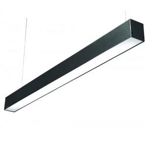 Wipro Hanging Light LM34-401-XXX40BG2L Linear Suspended 30W 4 Feet Black 4000K Natural White