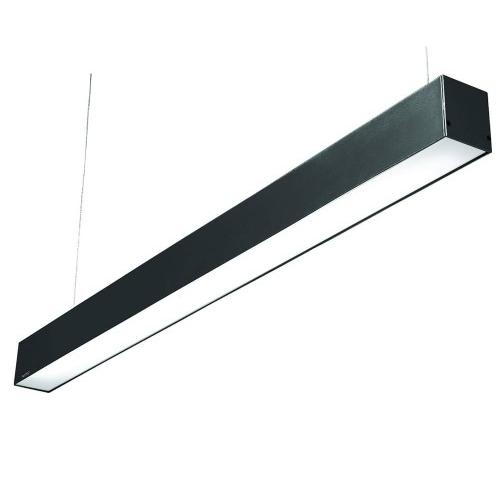 Wipro Hanging Light LM34-401-XXX40BG2L Linear Suspended 30W 4 Feet Black 4000K Natural White