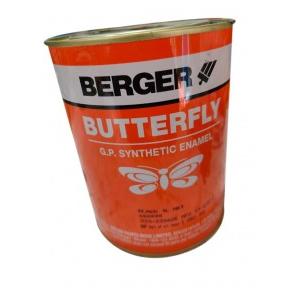 Berger Enamel Paint Butterfly High Gloss 1 Ltr White