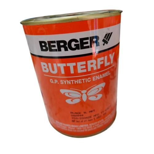 Berger Enamel Paint Butterfly High Gloss 1 Ltr White