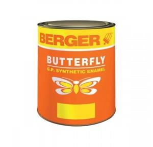 Berger Enamel Paint Butterfly High Gloss 1 Ltr Golden Yellow