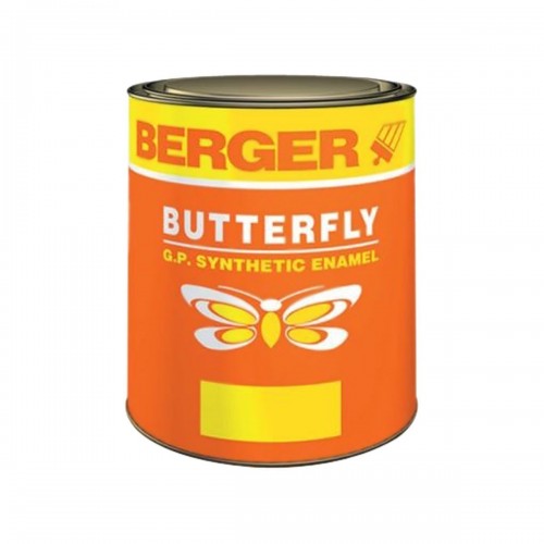 Berger Enamel Paint Butterfly High Gloss 1 Ltr Golden Yellow