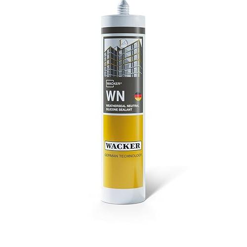 Wacker Silicon Sealant Weather Seal Neutral Black 600ml