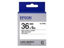 Epson Tape LK-7WBN Black and White 36 MM 9 Mtr