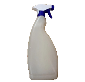 Spray Bottle Plastic With Trigger Color Milky White 750ml