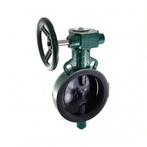 Zoloto Butterfly Valve Art No 1078A (Wafer Type) PN 1.6 with SG Iron Disc Gear Operated 300 mm