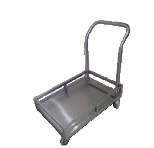 Platform Trolley With 3 Side Support Railing Weight Capacity Upto 200 Kg 4 Side Railing  SS202 2x3 Feet