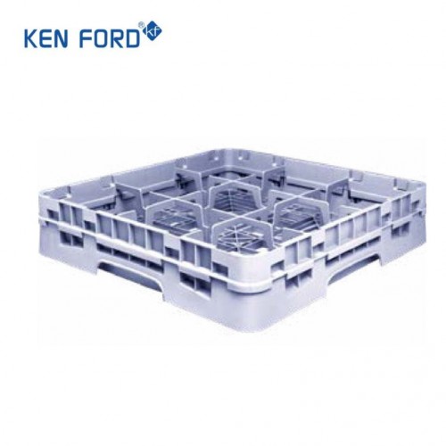 Kenford Glass Rack Base BR-0009 9 Compartment 500 x 500 x 101 mm