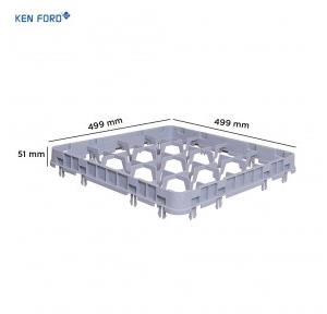 Kenford Glass Rack Extender ET-16 16 Compartment 499 X 499 X 51 mm