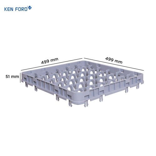 Kenford Extender ET-36 36 Compartment Glass Rack 499 X 499 X 51 mm