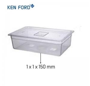 Kenford G.N Pans GN-11150 Trans. 19.5 Ltr Size 1/1x150 MM