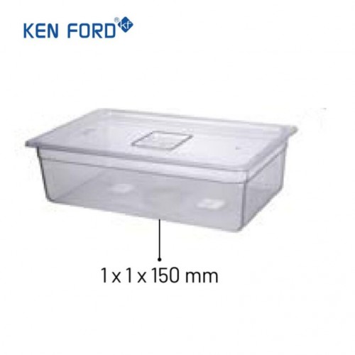 Kenford G.N Pans GN-11150 Trans. 19.5 Ltr Size 1/1x150 MM