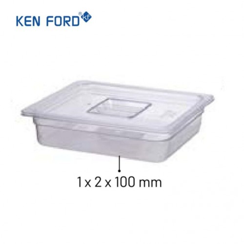 Kenford GN Pans GN-12100 Trans. 5.9 Ltr 1/2x100 MM
