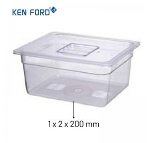 Kenford GN Pans GN-12200 Trans. 11.7 Ltr Size 1/2x200 MM