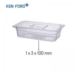Kenford GN Pans GN-13100 Trans. 1/3X100 MM Size 3.6 Ltr