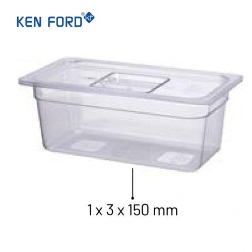 Kenford GN Pans GN-13150 Trans.  1/3x150 MM Size 5.3 Ltr