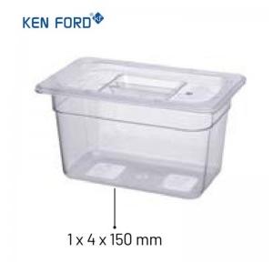Kenford GN Pans GN-14150 Trans.  1/4x150 MM Size 3.7 Ltr