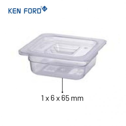 Kenford GN Pans GN-1665 Trans. 1/6x65 MM Size 1 Ltr